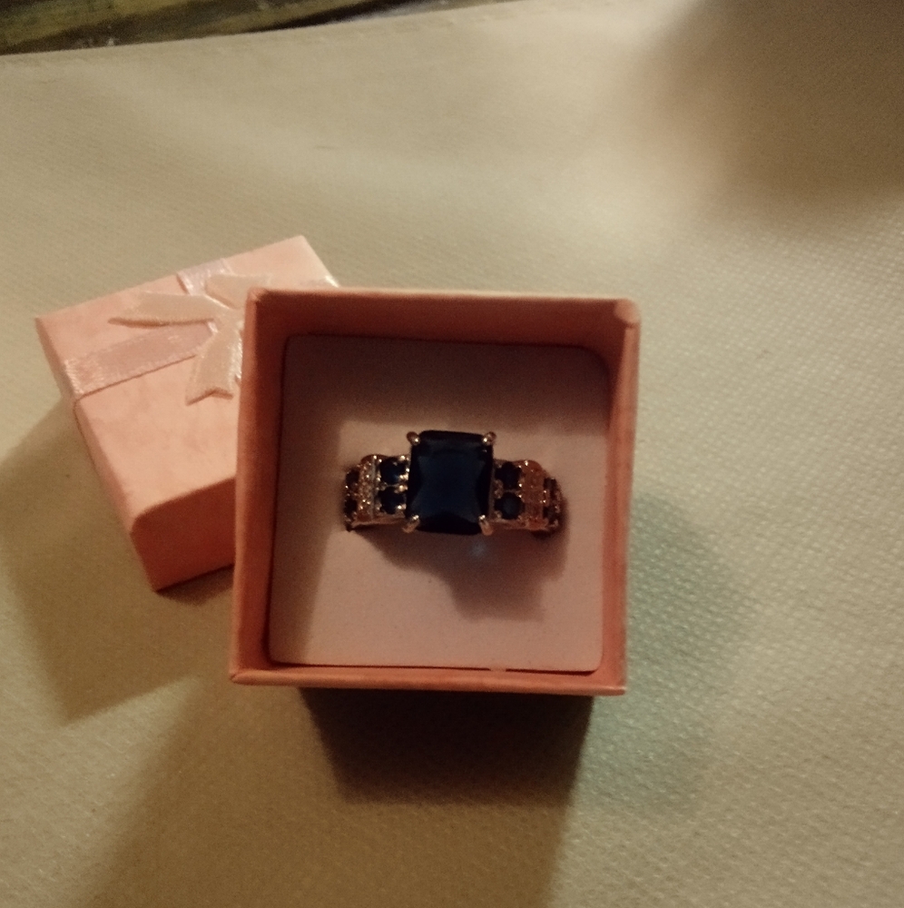 Faux Black Onyx Ring